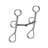 Showman Stainless steel colt snaffle bit with 6