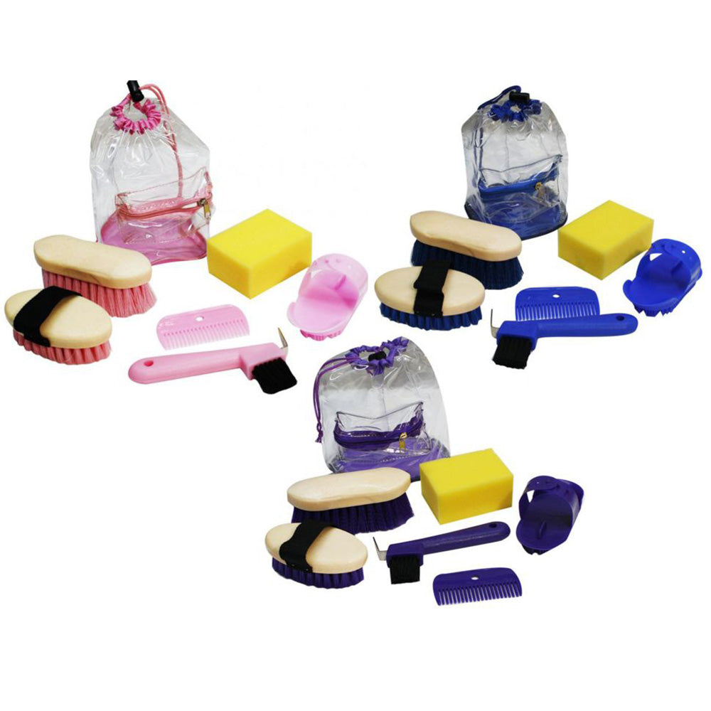 Showman Kid's Size 6 Piece Grooming Kit