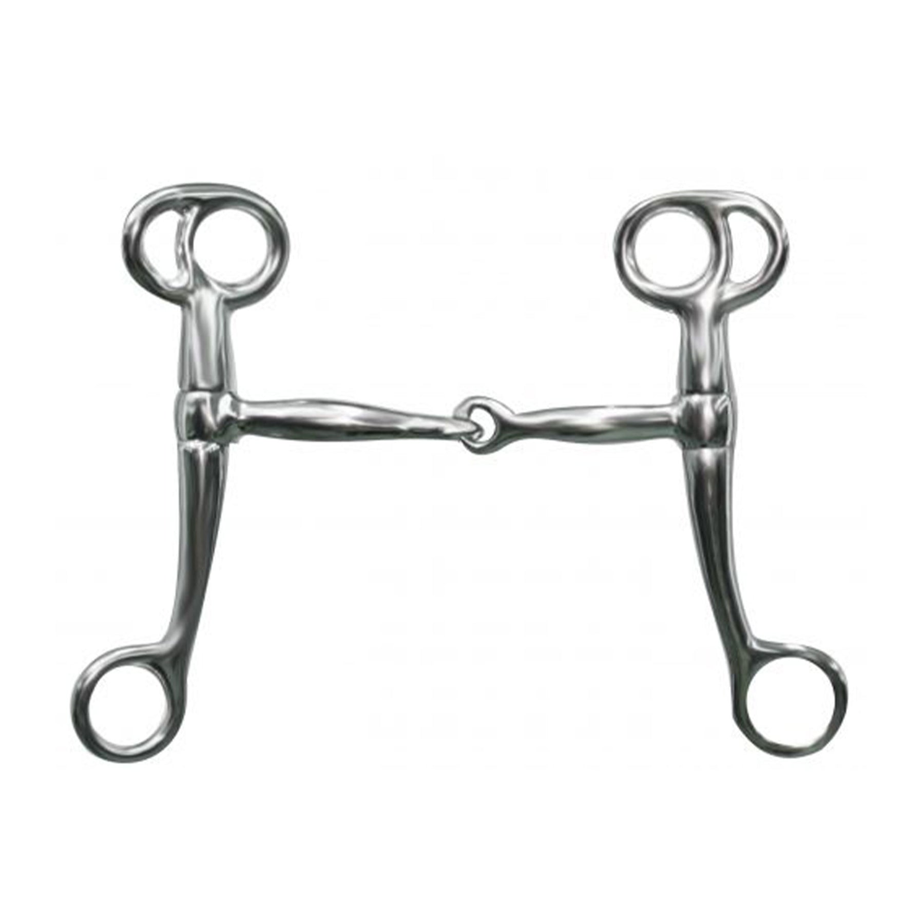 Showman chrome plated tom thumb bit with 6