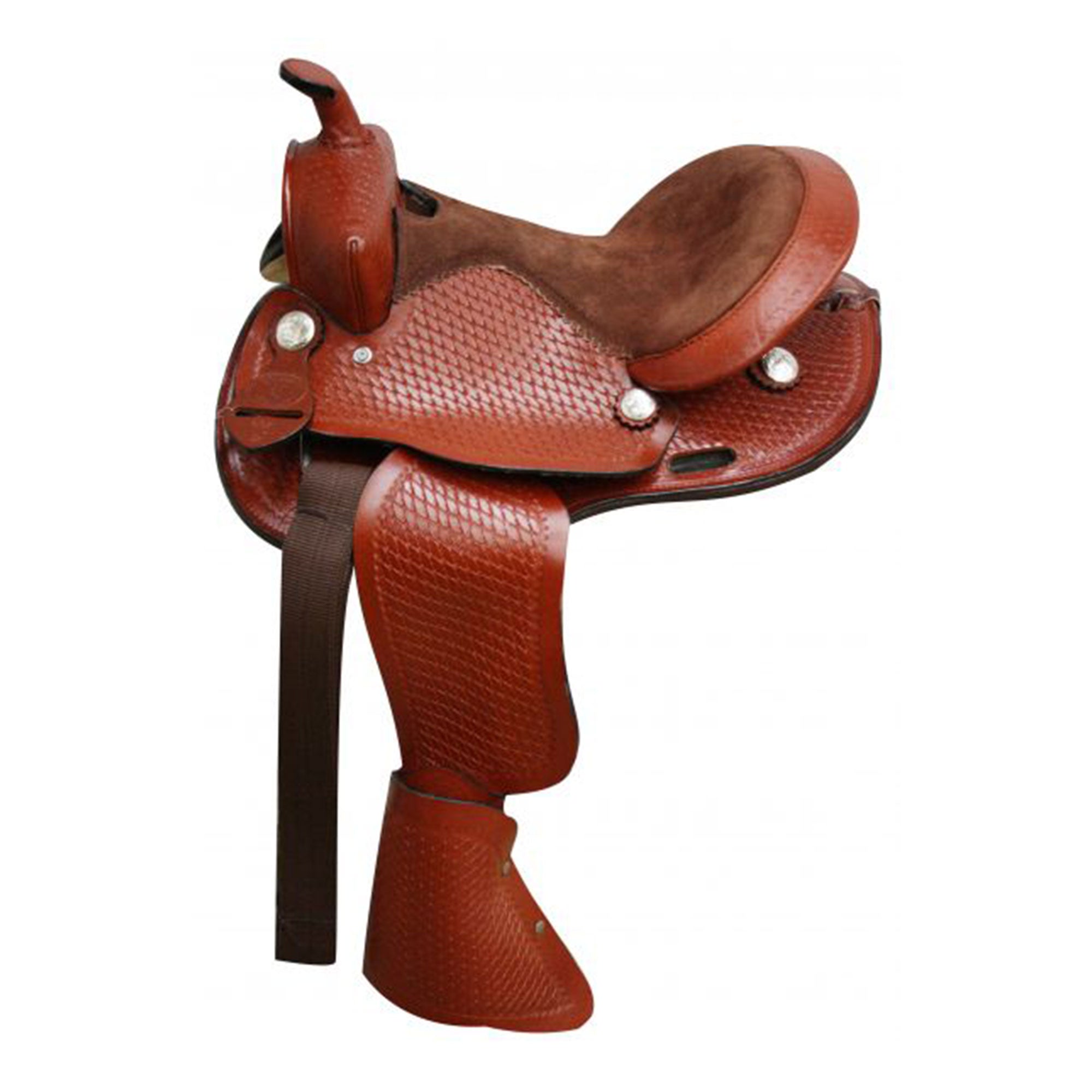 Double T Tapadero Trailblazer Pony Saddle - 10, 12, 13 Inch