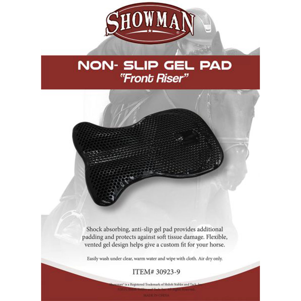 Showman Front Riser Non-Slip Gel Pad