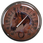 Country Side Peaceful Gaze Metal Thermometer