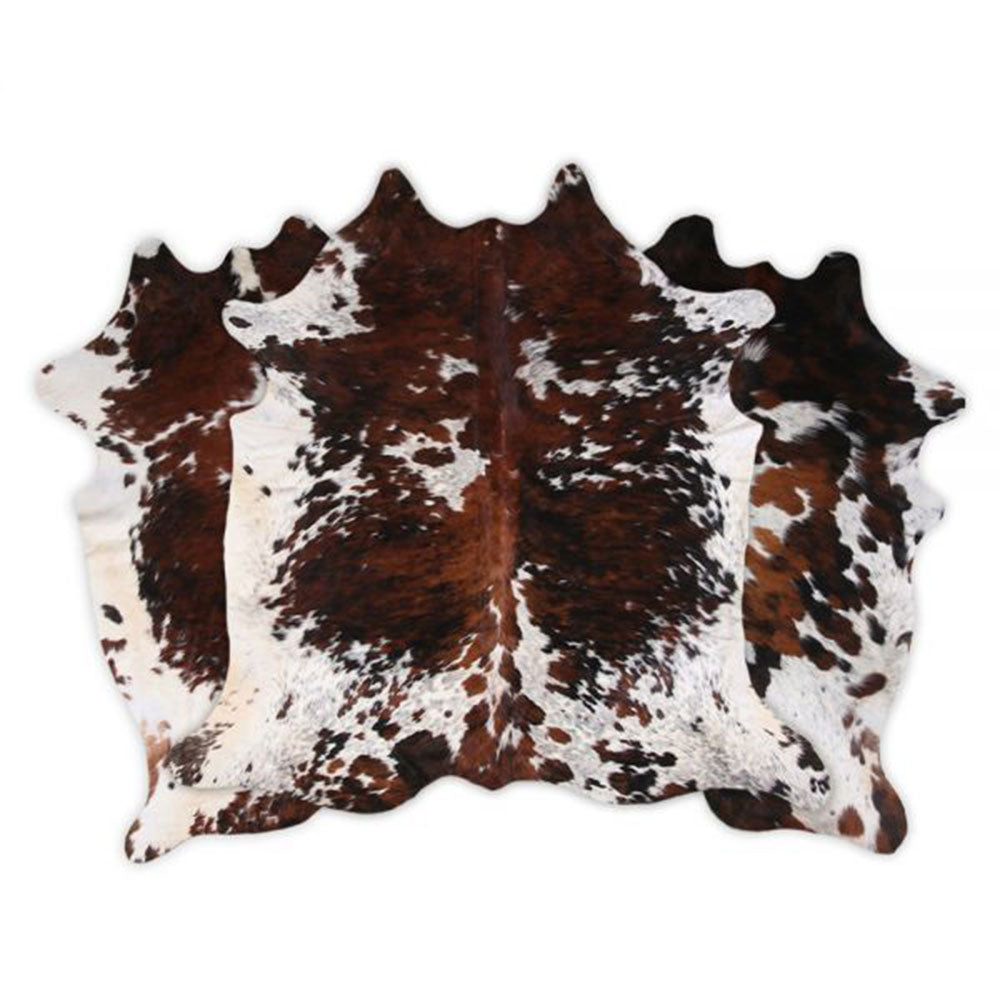 LG/XL Brazilian Normandie Tri-Color Cowhide Rugs - 42