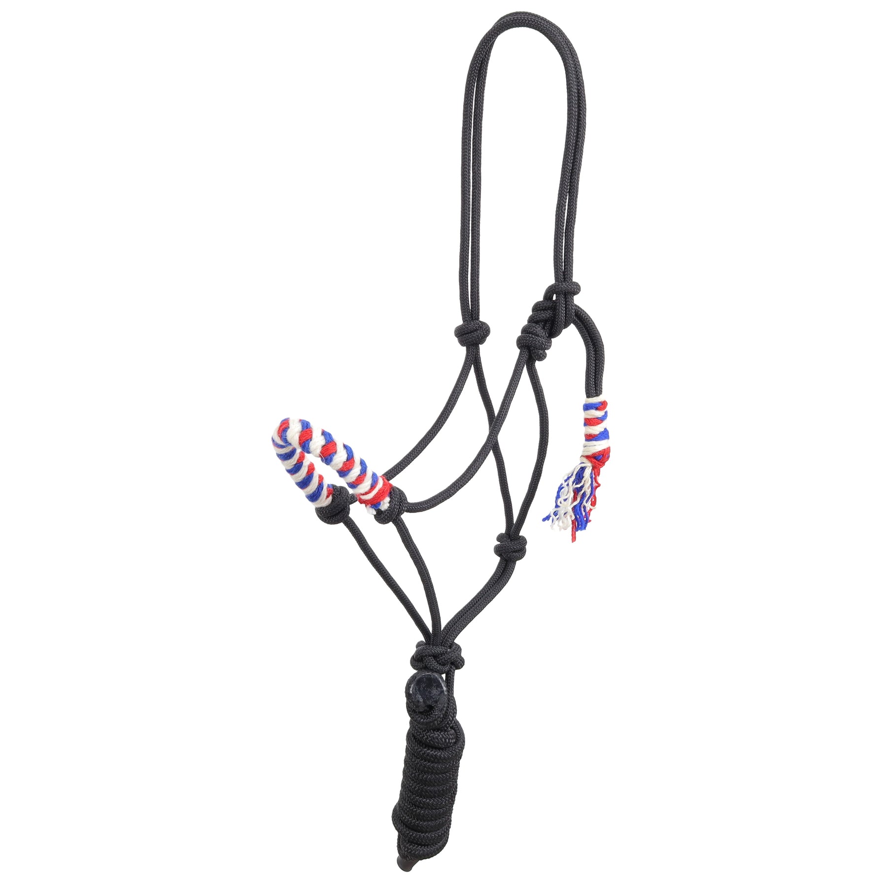 Showman Glory Mohair Wool Nose Cowboy Knot Halter with Lead