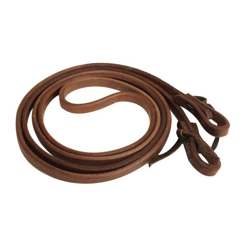Showman 1/2" X 8' Oiled Harness Leather Roping Reins