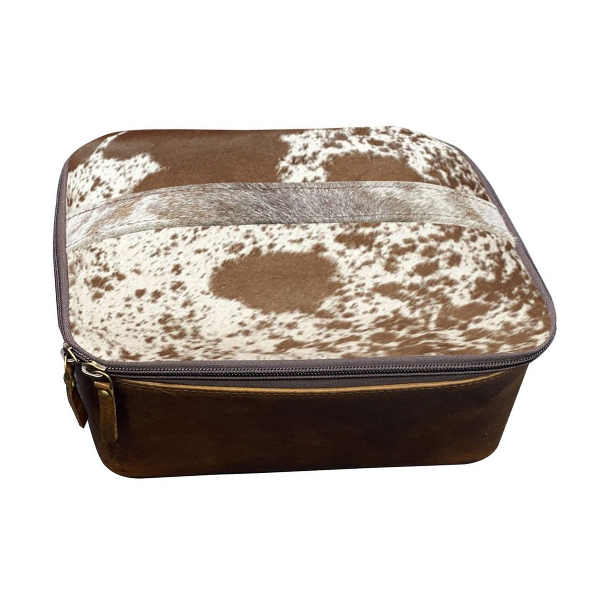 Klassy Cowgirl Hair on Cowhide Cosmetic Bag