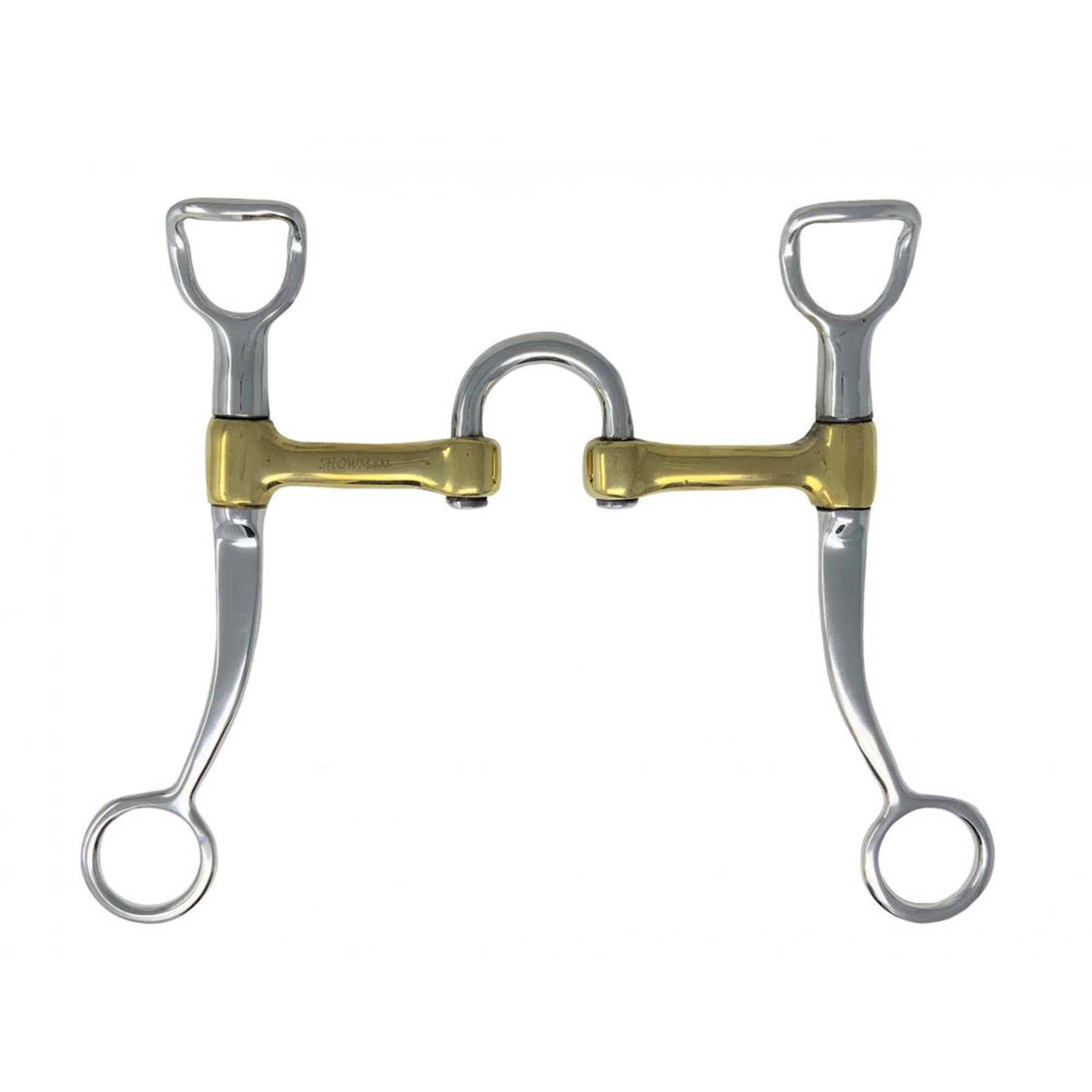 Showman Stainless Steel Long Shank western bit with ported Mouth
