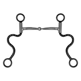 Showman S Curb Shank Smooth Snaffle Bit