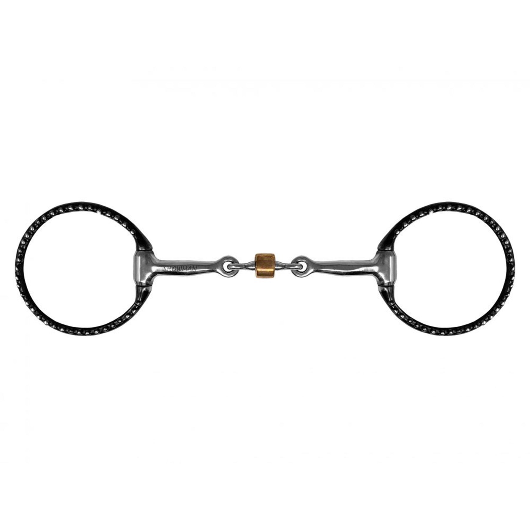 Showman Western Fixed Ring Copper Link Bit
