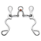 Showman Long S Shank with Slow Twist Ported Copper Rollers