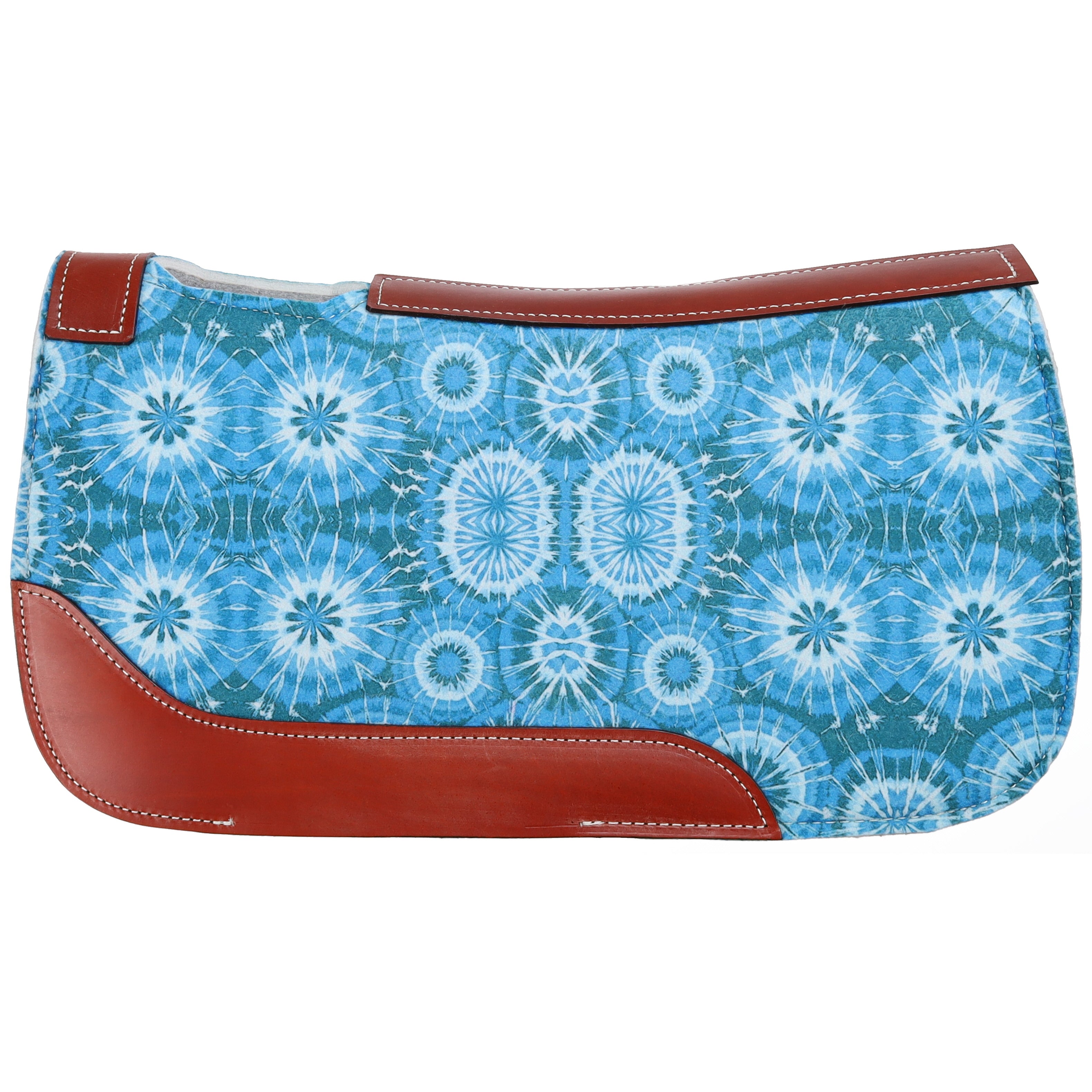 Showman 24" x 25" Ocean Burst Felt Youth/Pony Saddle Pad