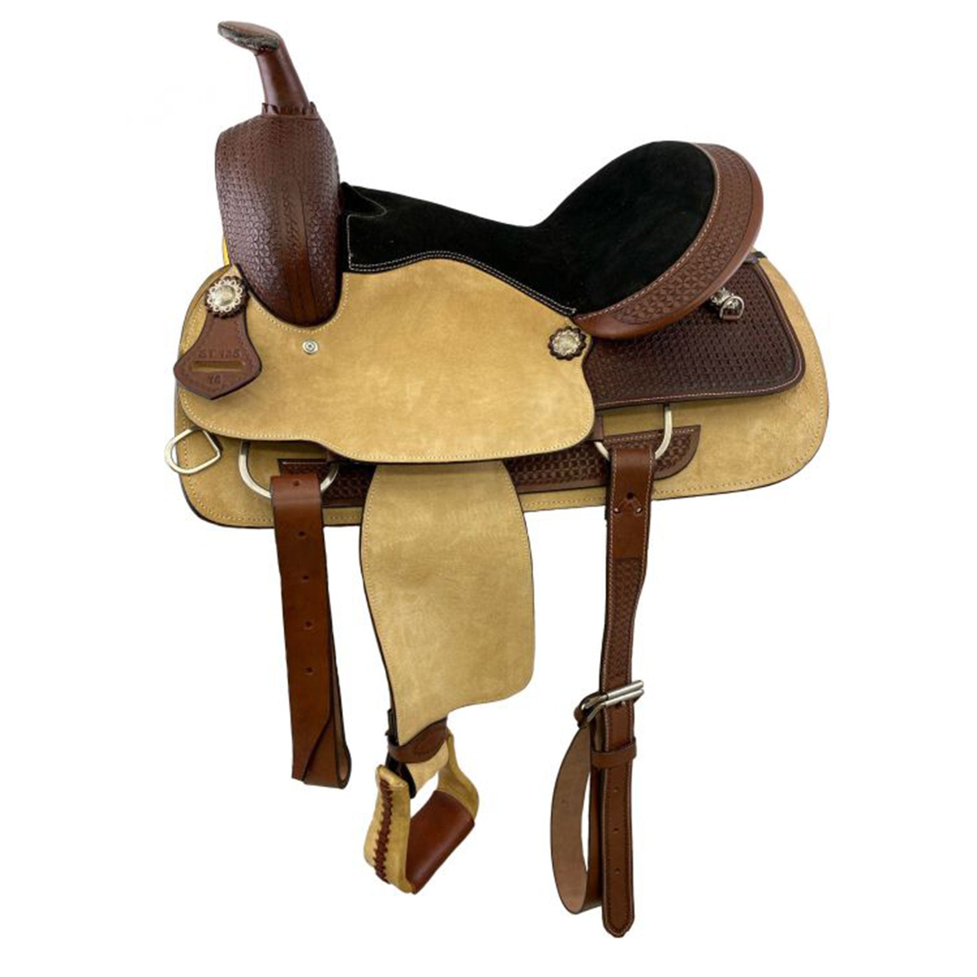 Lone Prairie Roper Style Saddle - 16 Inch