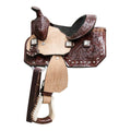 Double T Rhinestone Cowgirl Pony Saddle - 8 Inch