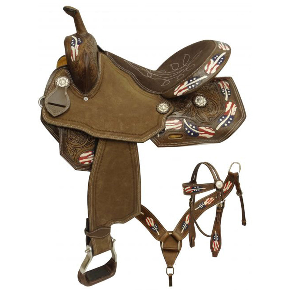 Freedom Flyer Barrel Style Saddle Set - 15, 16 Inch