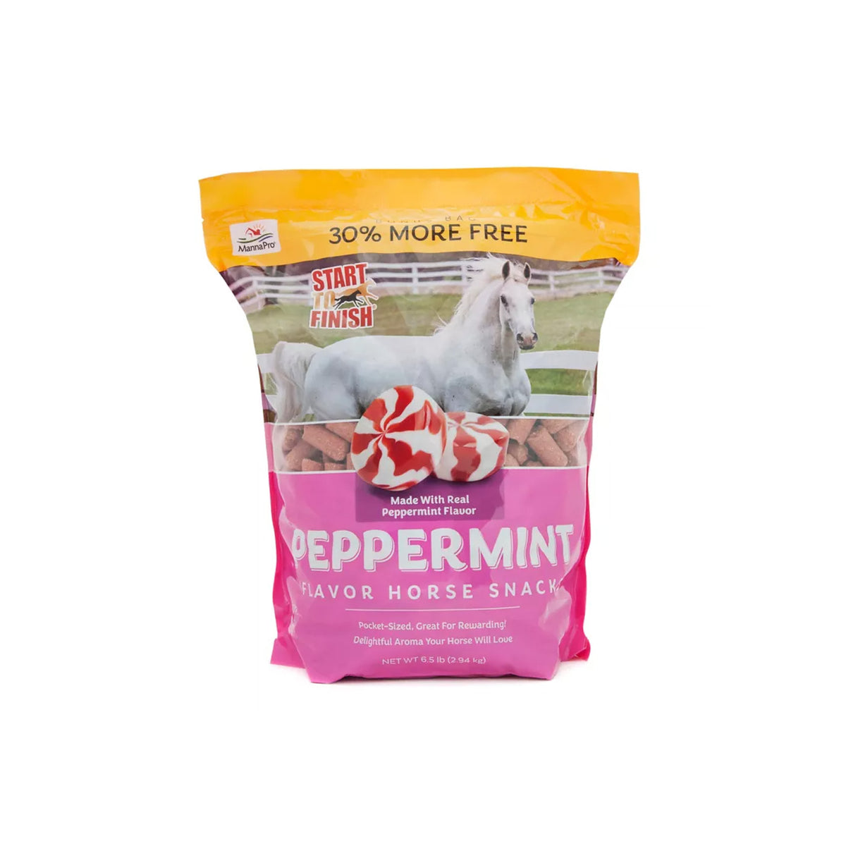 Manna Pro Start to Finish Peppermint Flavor Horse Treats - 6