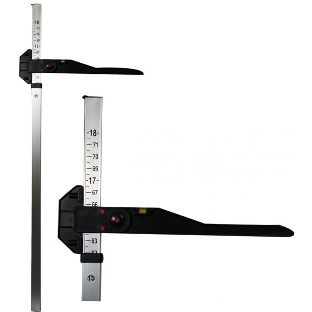 Aluminum measuring stick