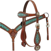 Showman Filigree Headstall and Breast Collar Set