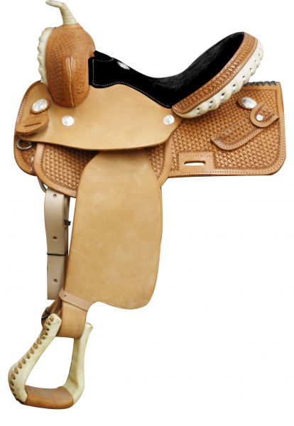 Circle S Square Skirt Barrel Style Saddle