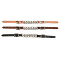 Showman Argentina Cow Leather Double Chain Curb Strap