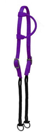 Showman Single ear nylon gag headstall