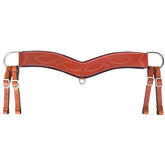 Showman Barbwire Tooled Tripping Collar