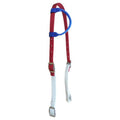 Showman Red, White, and Blue Nylon One Ear Headstall