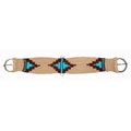 Showman Tan Multi Strand String Girth with Aztec Design