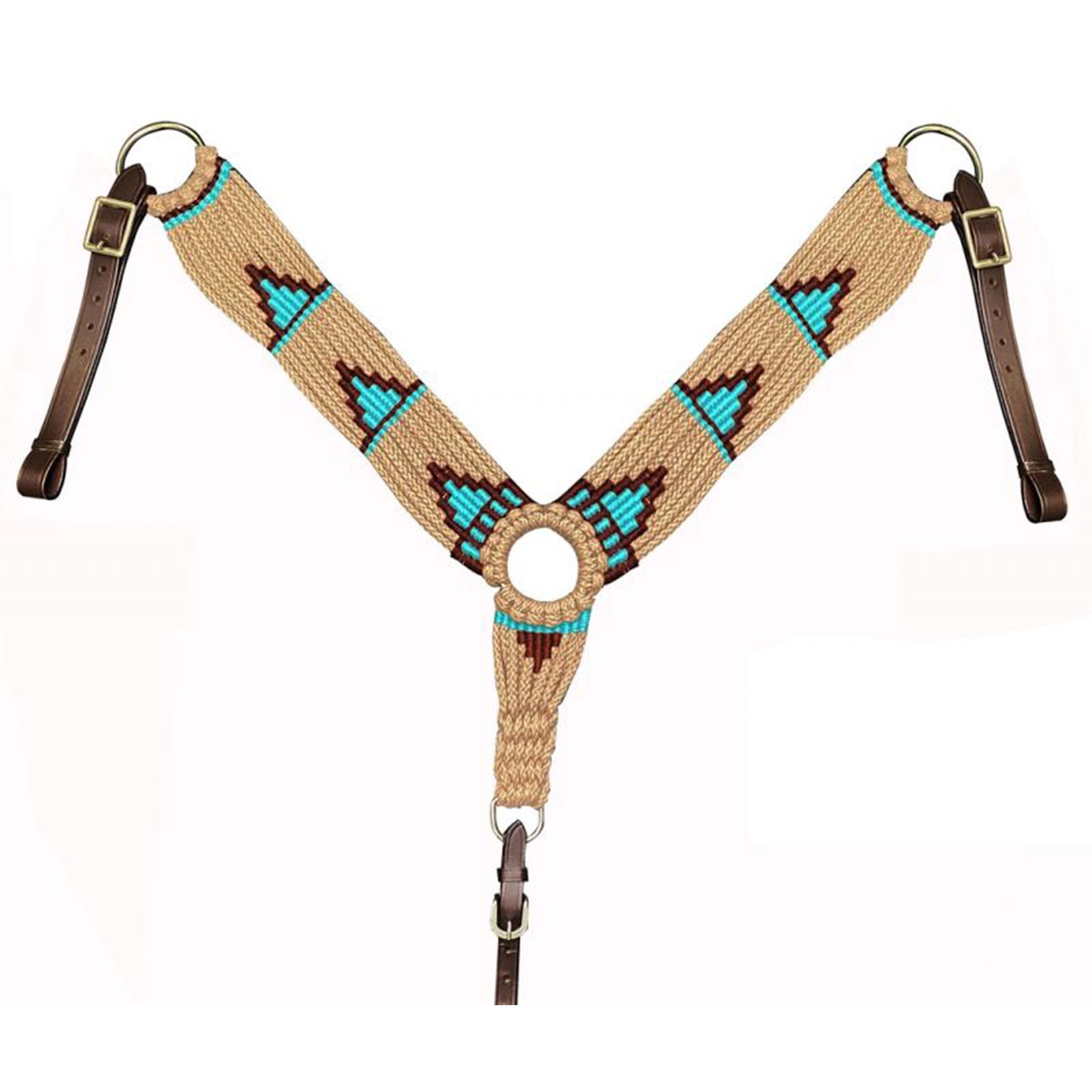 Showman Wool Blend Multi Strand Southwest Design Breastcollar