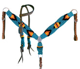 Showman Pony Size Corded One Ear Headstall  Breast collar set