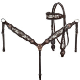 Showman Rangehide Browband Headstall and Breastcollar Set
