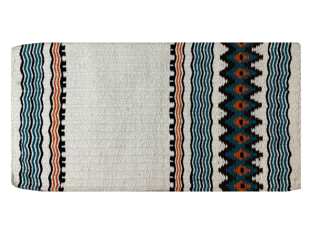 Showman 36" X 34" Wool Saddle Blanket with Navajo Design