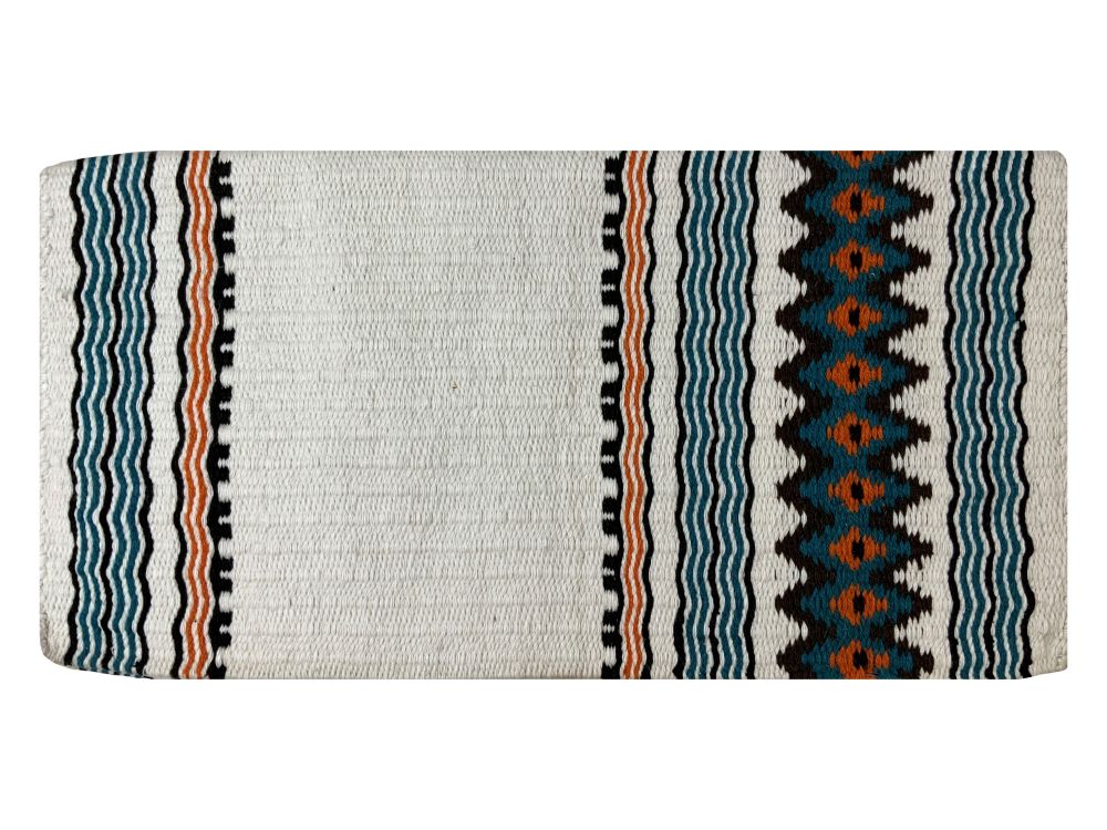 Showman 36" X 34" Wool Saddle Blanket with Navajo Design
