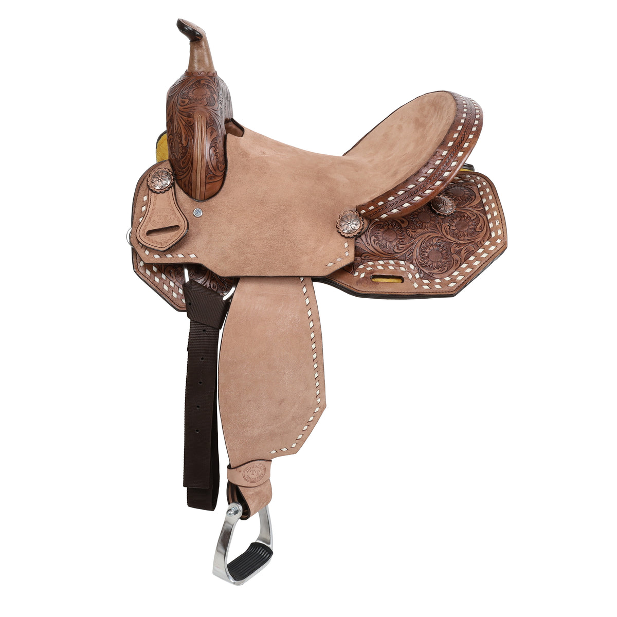 Double T Sedona Spinal Relief Barrel Style Saddle - 14, 15 Inch