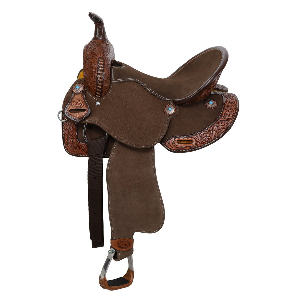 Double T Kassidy Spinal Relief Barrel Style Saddle - 14, 15 Inch