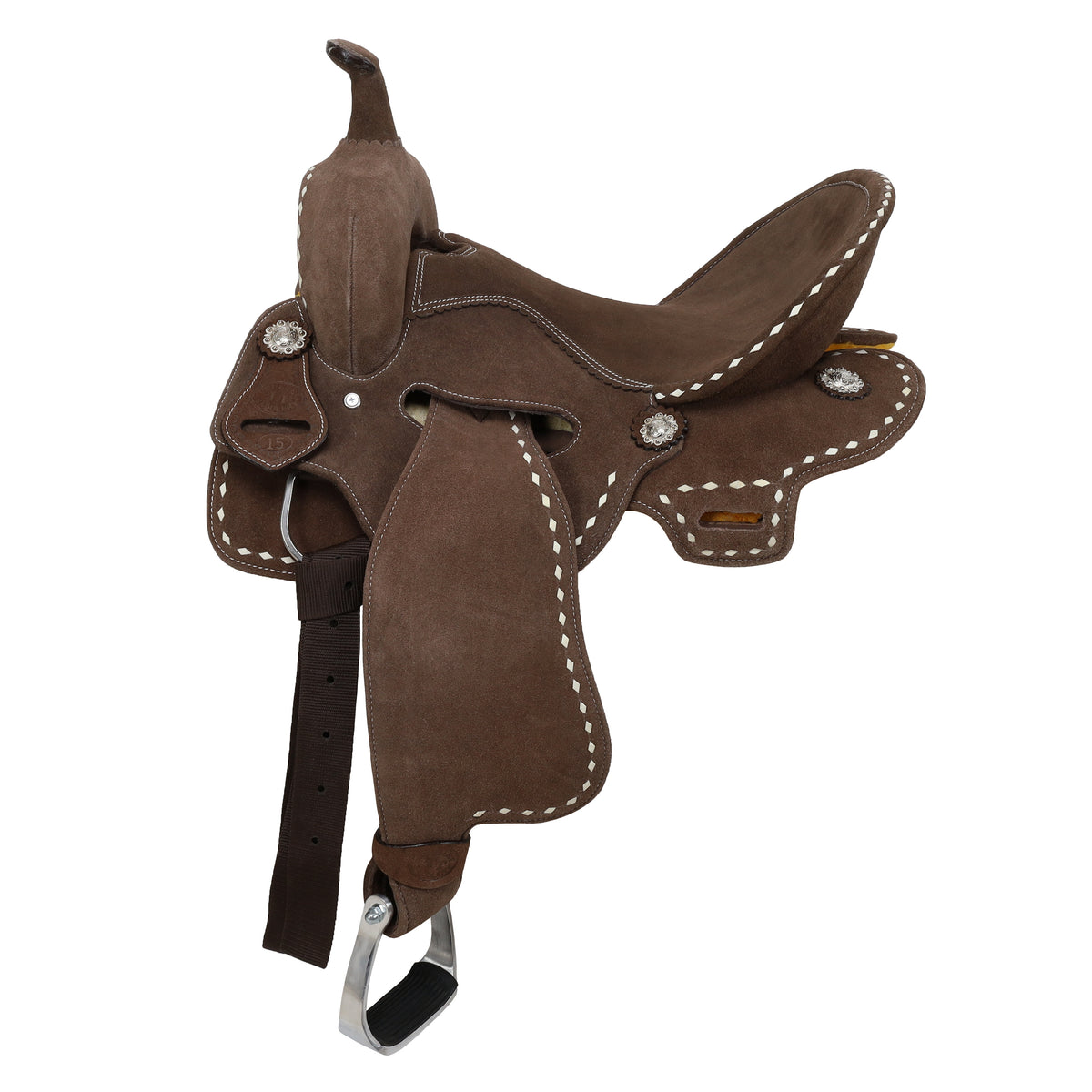 Double T Patsy Spinal Relief Barrel Style Saddle - 14, 15, 16 Inch