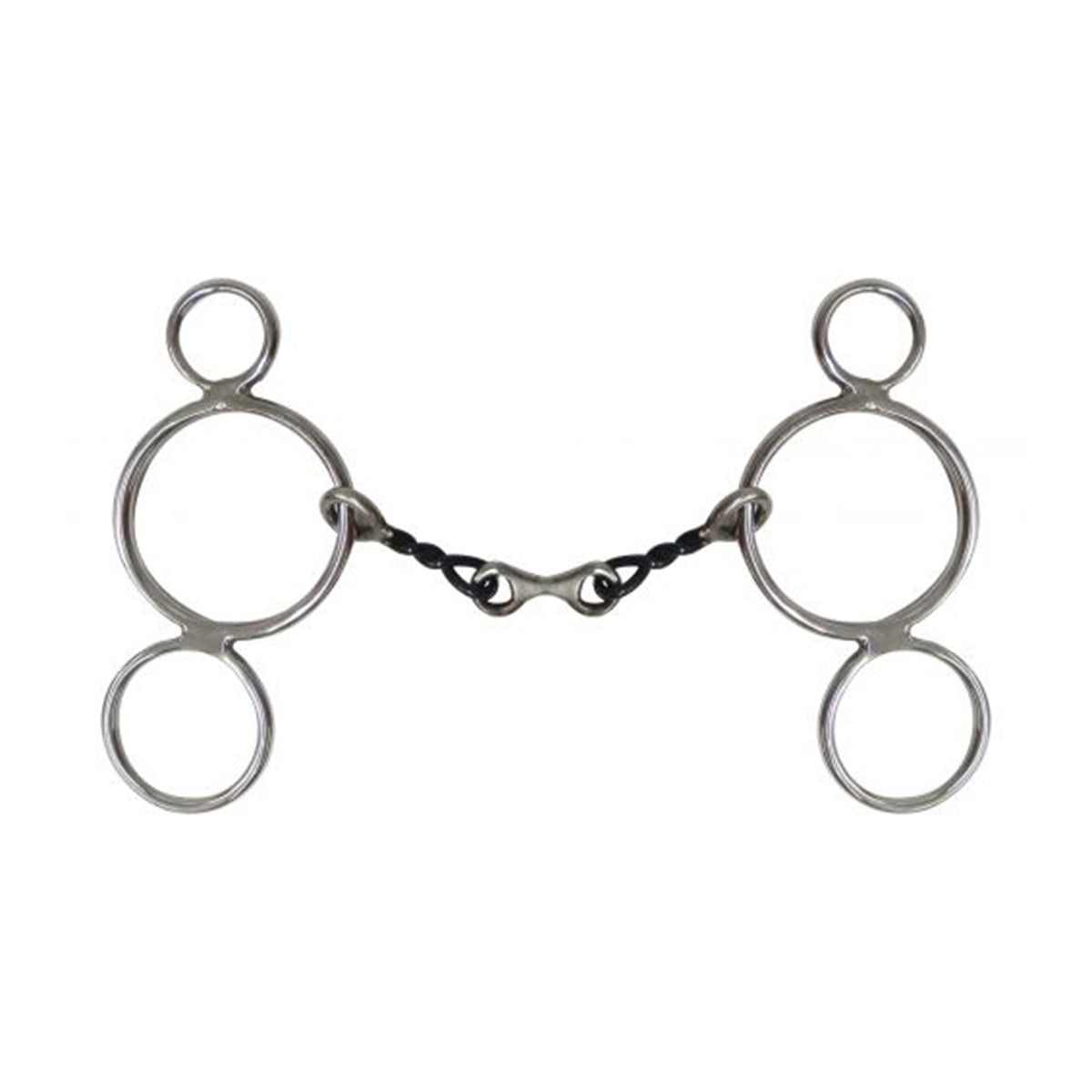 Showman Stainless Steel Wonder Bit with Sweet Iron Twisted Dog Bone Mouth