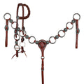 Showman Wildflower Halo One Ear Headstall and Breastcollar Set