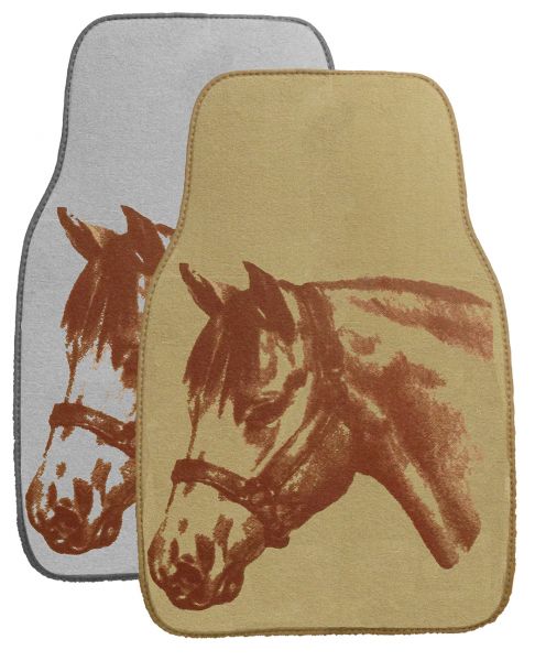 26" X 17" Equine floor mats for car or truck