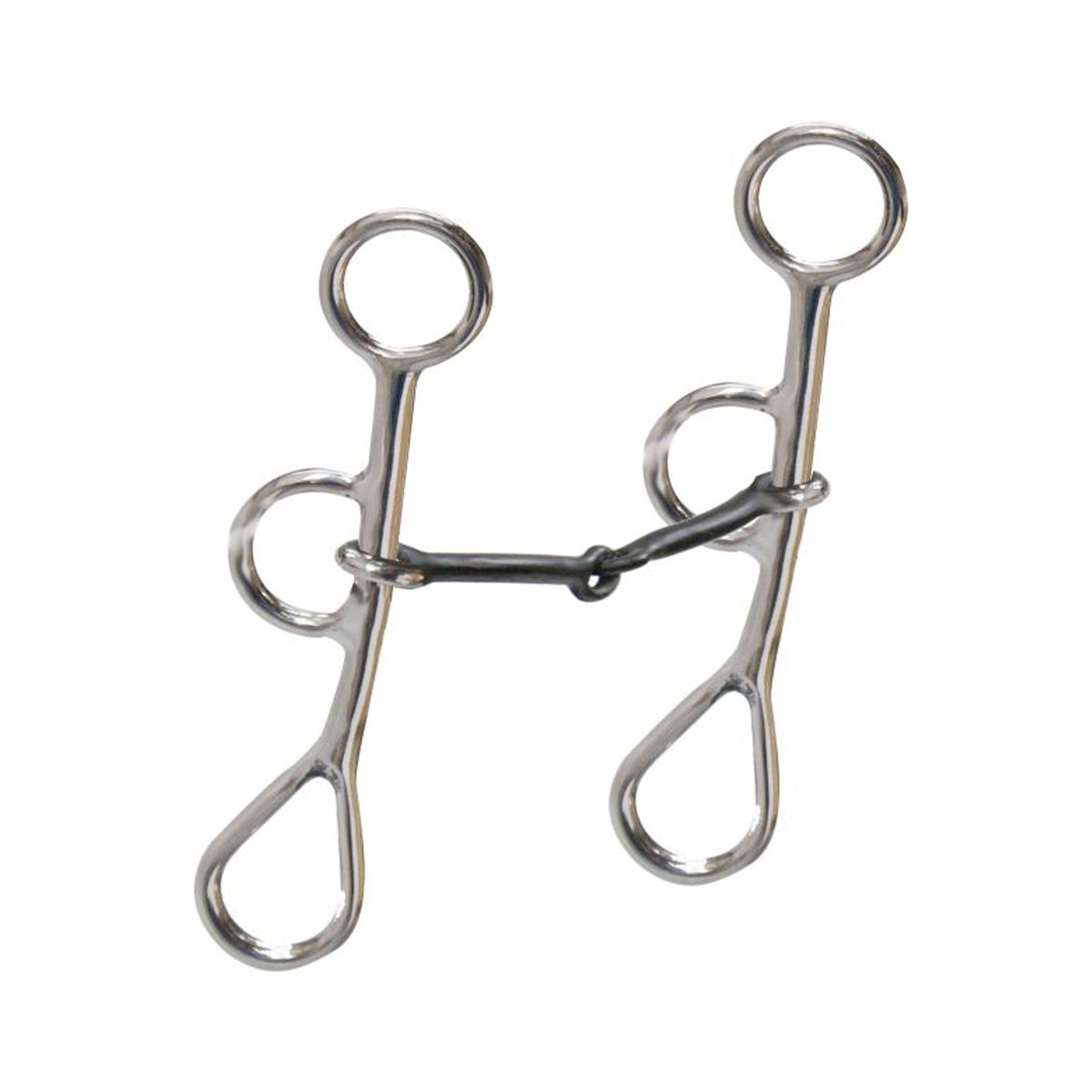 Showman Stainless steel colt snaffle bit with 6
