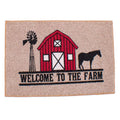 "Welcome to the Farm" Floor Mat - 27" x 18"
