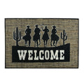 Cowboy Riders Welcome Doormat