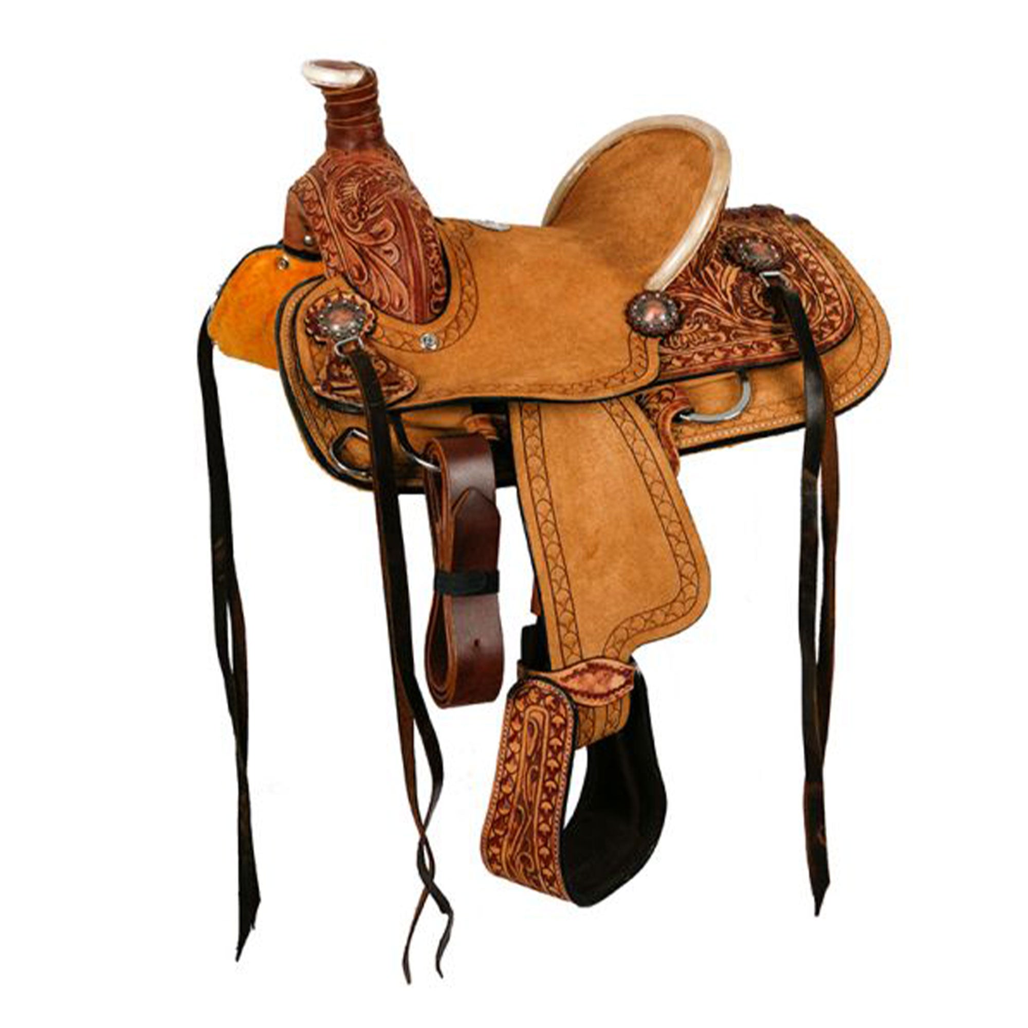 Double T Outlaw Orchid Roper Style Saddle - 10 Inch