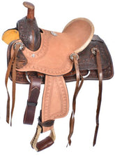 10" Double T Pony hard seat roper style saddle