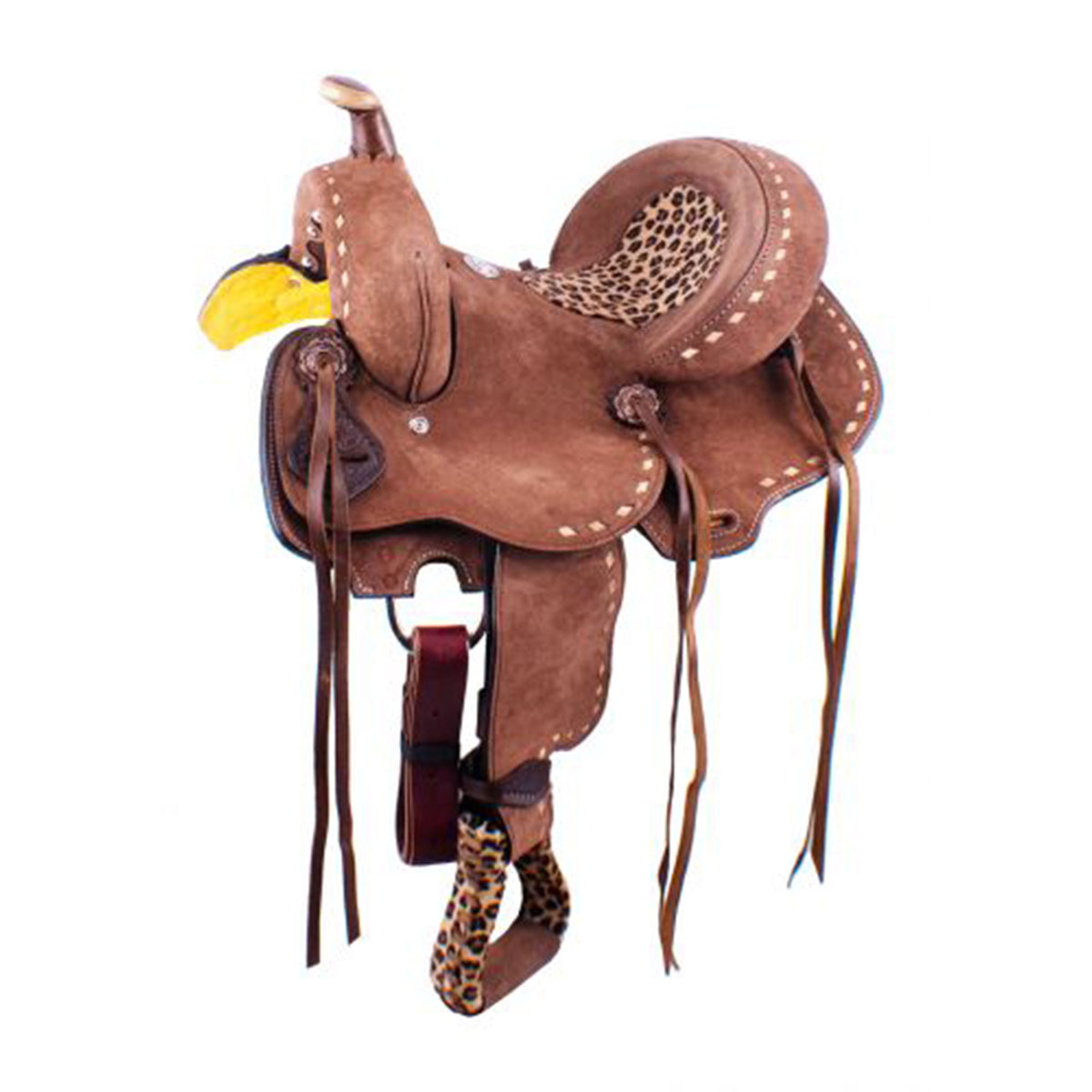 Double T Wildcat Youth Barrel Style Saddle - 13 Inch