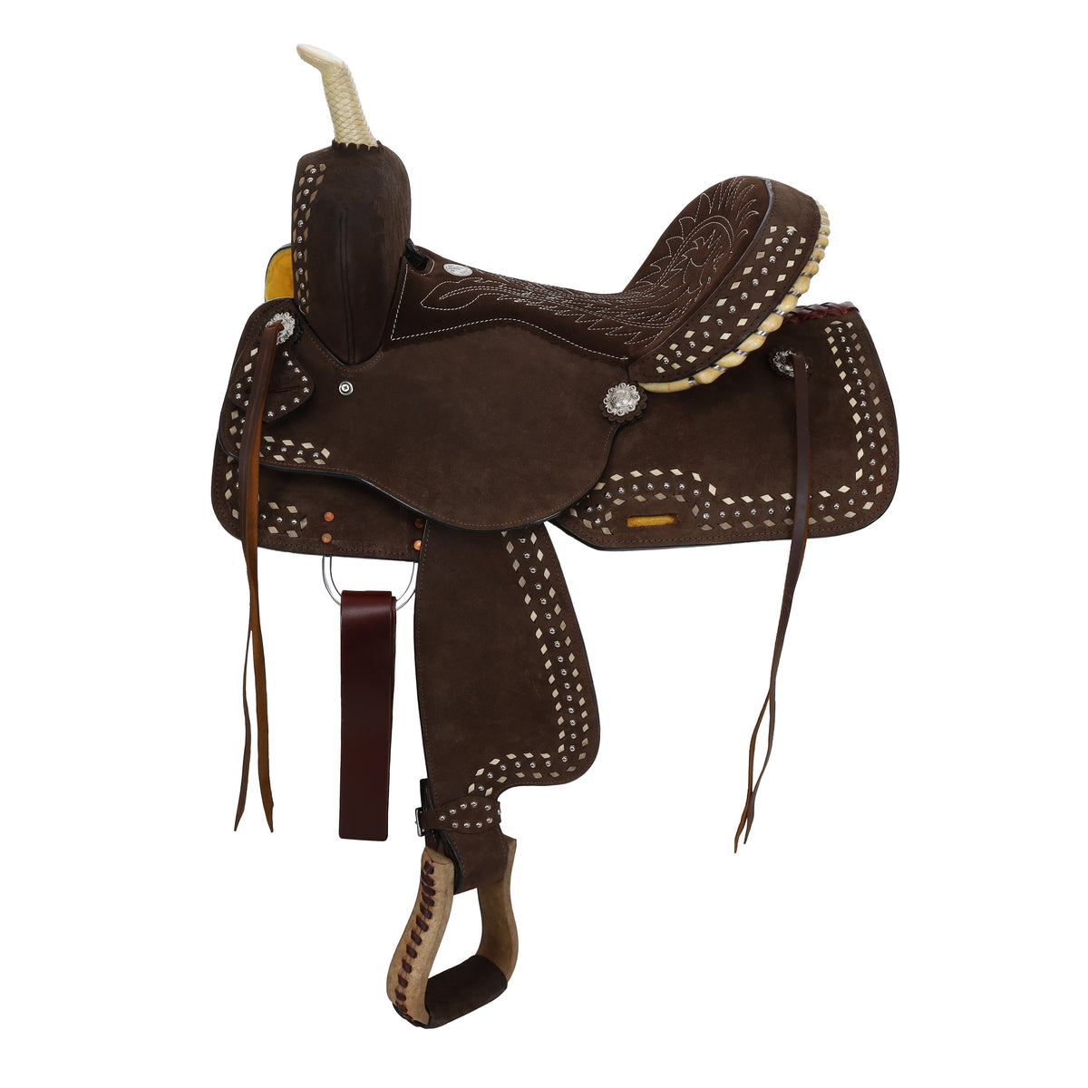 Double T Vivien Barrel Style Saddle - 15 Inch