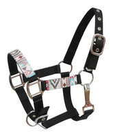 Showman PONY Halter with Navajo print overlay