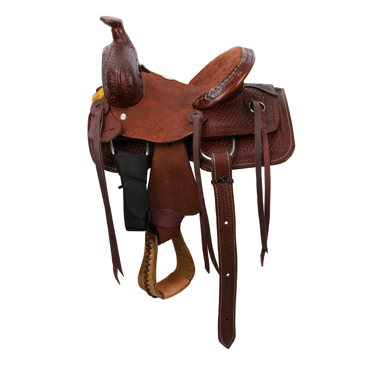 10" Buffalo hard seat pony/youth saddle