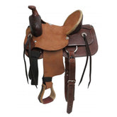 13" Buffalo Youth hard seat roper style saddle