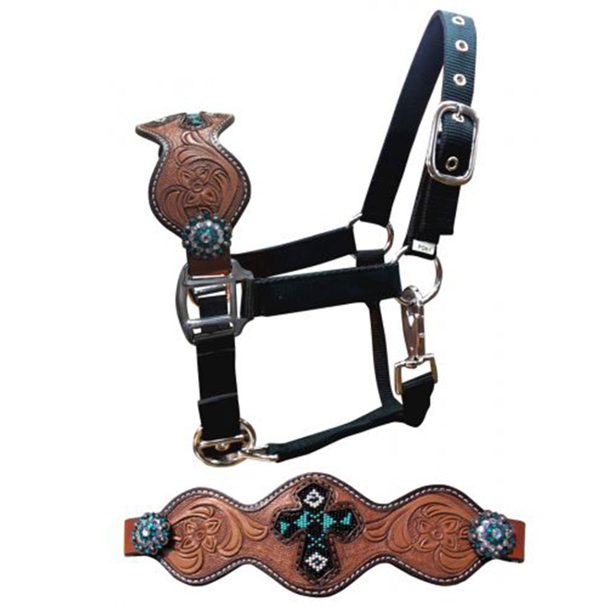 Showman Little Blessings Pony Size Bronc Halter