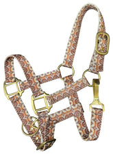 Showman Premium nylon Dakota halter with brass hardware